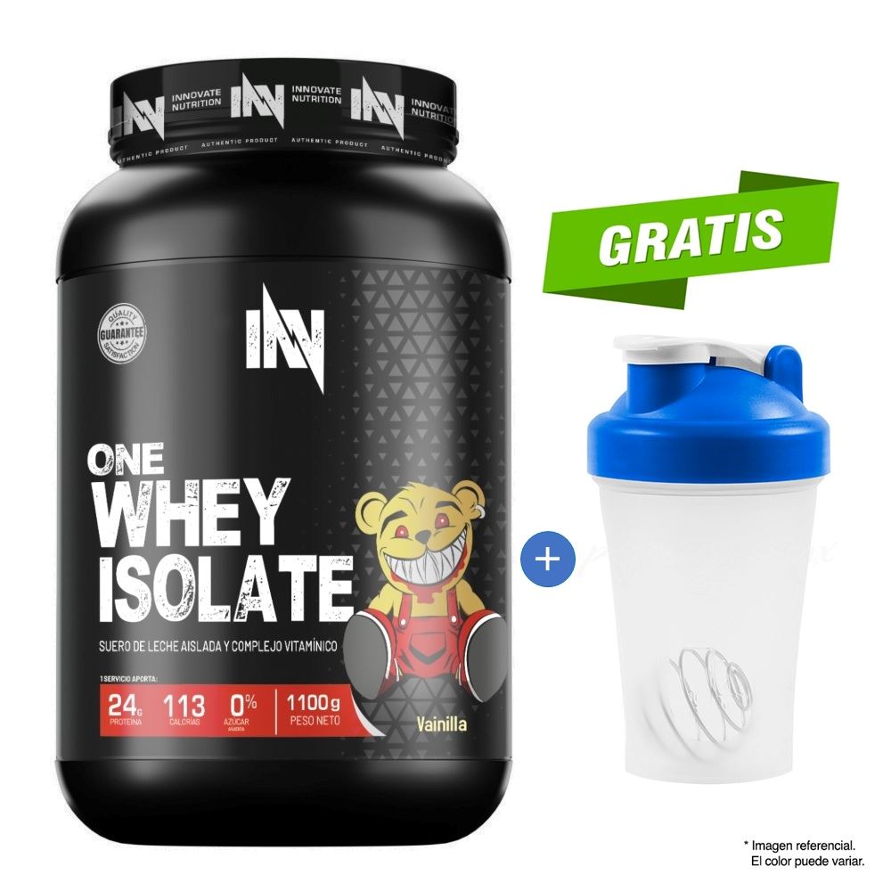 Proteína Innovate Nutrition One Whey Isolate 1.1 Kg Vainilla + Shaker